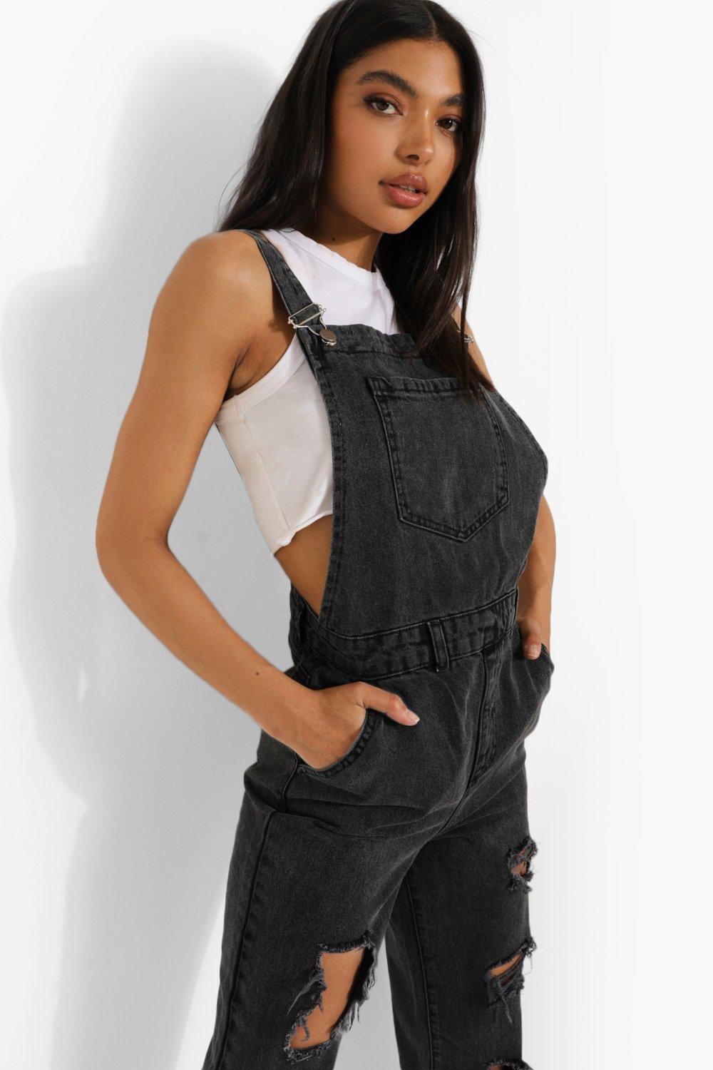 Topshop deals black dungarees